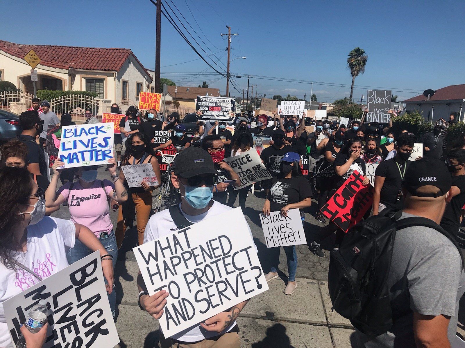 East LA protest